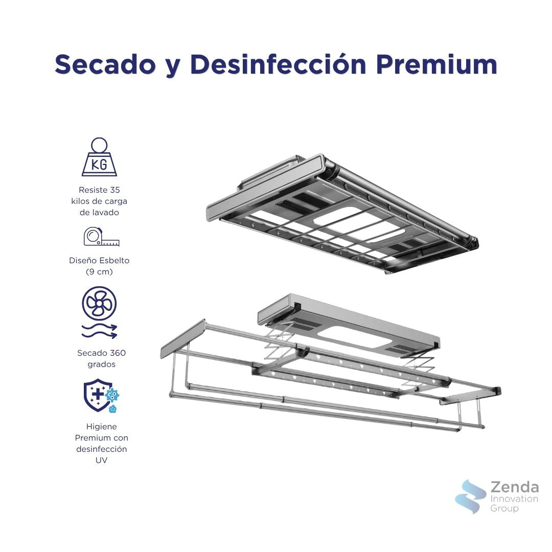 Zenda UltraThin Dry+ - Sistema de Secado Inteligente Premium