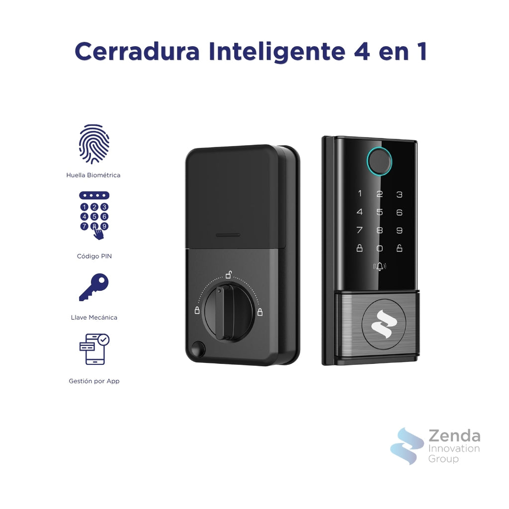 Zenda WoodTech - Cerradura Inteligente Esencial